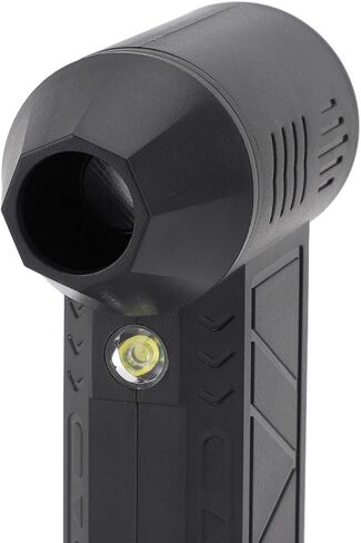 Zopsc Electric Air Duster 90000RPM Cordless Air Blower 3 Speed Brushless Fan Rechargeable with LED Light Magnetic Nozzle for PC Car Cleaning (Black) in Saudi Arabia
