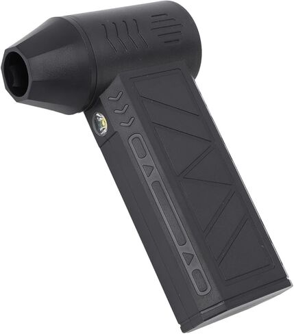 Zopsc Electric Air Duster 90000RPM Cordless Air Blower 3 Speed Brushless Fan Rechargeable with LED Light Magnetic Nozzle for PC Car Cleaning (Black) in Saudi Arabia