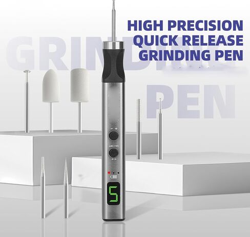 Cordless Rotating Tool, 5 Speed Electric Grinder Kit with 7 Accessories and Type C Charging, for Polishing Cutting Grinding Cell Phone Tablet Laptop PCB Circuit Board Repair in Kuwait