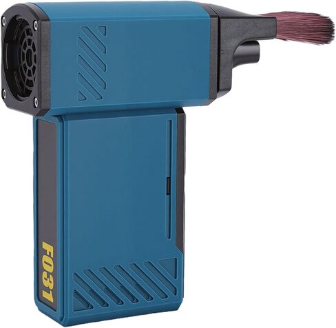 POCREATION 130000RPM Fan Blower High Speed Cordless Electric Air Duster Rechargeable with Dual 2500mAh Batteries for Car Cleaning Electronics Dusting (Dark Blue) in Kuwait