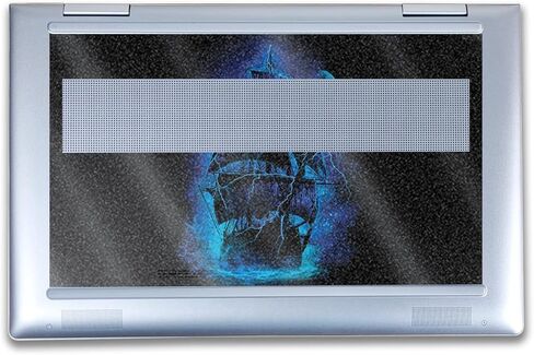 Glossy Glitter Laptop Skin Compatible with HP Envy x360 14" (2023) - Pirate Storm - Premium 3M Vinyl Protective Wrap Decal Cover - Easy to Apply | Crafted in The USA by MightySkins in Kuwait