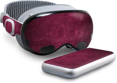 جلد متوافق مع Apple Vision Pro - Pink Gravel - غطاء لاصق واقٍ من الفينيل الفاخر 3M - سهل الاستخدام | صُنع في الولايات المتحدة الأمريكية بواسطة MightySkins in Kuwait