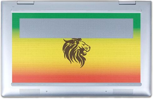 غلاف كمبيوتر محمول متوافق مع HP Envy x360 15.6" (2023) - Rasta Lion - غطاء لاصق واقٍ من الفينيل الفاخر 3M - سهل الاستخدام | صُنع في الولايات المتحدة الأمريكية بواسطة MightySkins in Kuwait