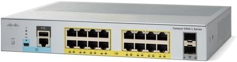 WS-C2960L-16PS-LL Catalyst 2960L 16-Port GigE PoE، 2 x 1G SFP، LAN Lite Switch in Kuwait