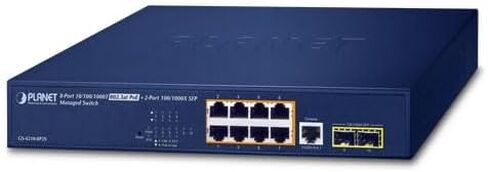 GS-4210-8P2S إيثرنت - 8 * 10/100 / 1000T 802.3at PoE Port + 2 * 100/1000X SFP Port، مفتاح مُدار (كوكب) in Kuwait