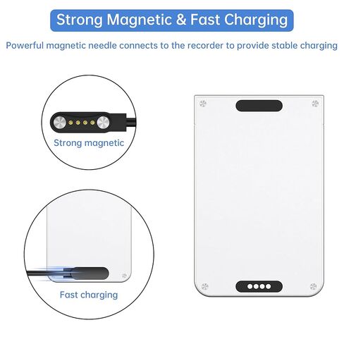 شاحن مغناطيسي من Meliya مكون من قطعتين لمسجل الصوت PLAUD Note AI، كابل شحن USB-C بديل لمسجل الصوت PLAUD Note (3.3 قدم/100 سم) in Kuwait