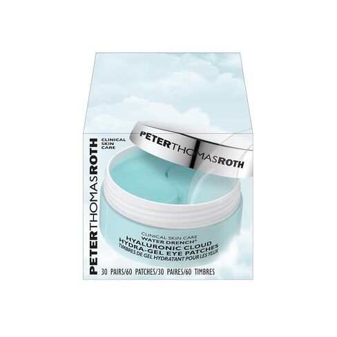 Peter Thomas Roth | Water Drench Hyaluronic Cloud Hydra-Gel Eye Patches | Hyaluronic Acid Under-Eye Patches for Fine Lines, Wrinkles and Puffiness in Kuwait