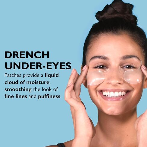 Peter Thomas Roth | Water Drench Hyaluronic Cloud Hydra-Gel Eye Patches | Hyaluronic Acid Under-Eye Patches for Fine Lines, Wrinkles and Puffiness in Kuwait