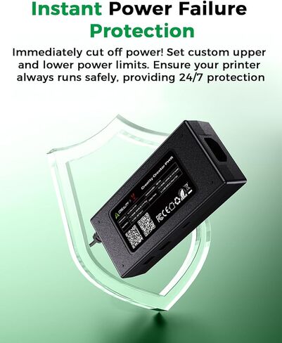 Creality Official Creator PWR Smart Power Supply، 100-240VAC، حماية فورية للطاقة، واي فاي، اتصال من النوع C، لطابعات Creality Hi/K1 Series/K2 Series/Ender-3 V3 إلخ. in Kuwait