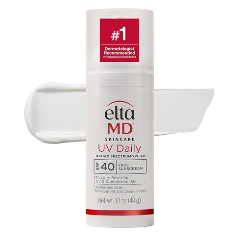 EltaMD UV Daily Tinted Sunscreen with Zinc Oxide, SPF 40 Face Sunscreen Moisturizer, Helps Hydrate Skin and Decrease Wrinkles, Lightweight Face Sunscreen, Absorbs Into Skin Quickly, 1.7 oz Pump in Kuwait