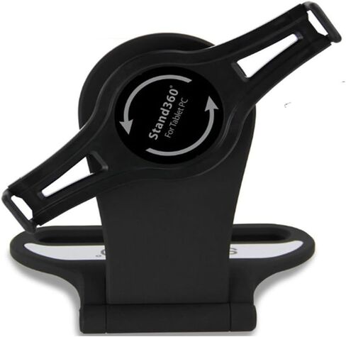 Universal Stand Holder 360 Swivel Rotating Tablet Stand Adjustable Mount Holder Fit for 7 "-10" Device - Black in Kuwait