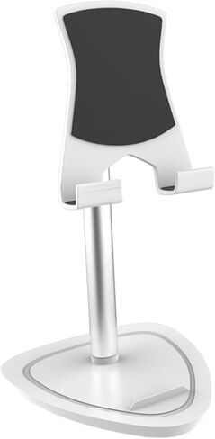 Universal Metal Retractable Phone Holder for Desk Adjustable Lazy Stand for Smartphones and Tablets Compact Design Black in Kuwait
