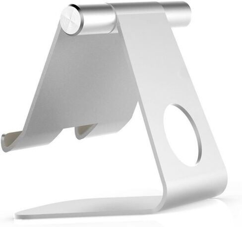 SHOWERORO Adjustable Aluminum Tablet Stand Holder for Tablets Multi Angle Viewing Slip Pad Lightweight Durable Design Compatible with Devices in Kuwait