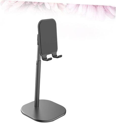 Housoutil Portable Lazy Phone Bracket Desktop Tablet Clip Phone Holder Stand for Smartphone Flat Base in Kuwait