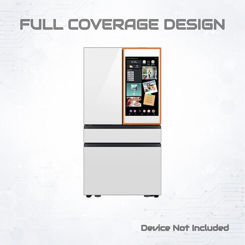 واقي شاشة Pixora لثلاجة Samsung Bespoke Family Hub+ (RF90F29AE) - مضاد للوهج Kanso Matte (عبوتان) [للألواح الزجاجية القياسية فقط - غير متوافقة مع الزجاج الرمادي غير اللامع أو الألواح الفولاذية] in Kuwait