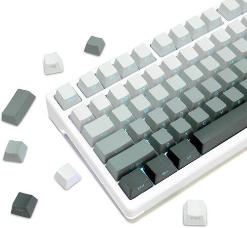 أغطية مفاتيح PBT متدرجة أرجوانية، غطاء مفاتيح مطبوع جانبي، 133 مفتاحًا PBT Doubleshot تألق من خلال أغطية المفاتيح، أغطية مفاتيح مخصصة لملف تعريف الكرز للوحة مفاتيح الألعاب الميكانيكية Mx Switches in Kuwait