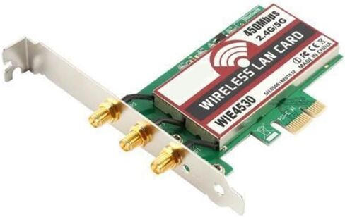 SUNGOOYUE Dual Band 2.4G 5G WiFi PCIe Network Adapter for PC, with Anti Burning Motherboard and Function, Compatible with CPU (As Shown) in Kuwait