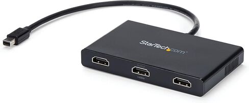 StarTech.com محول شاشات متعددة 3 منافذ، Mini DisplayPort إلى HDMI MST Hub، 3X 1080p، مقسم فيديو لوضع سطح المكتب الممتد، Windows - 3 منافذ Mini DisplayPort إلى HDMI متعدد الشاشات in Kuwait