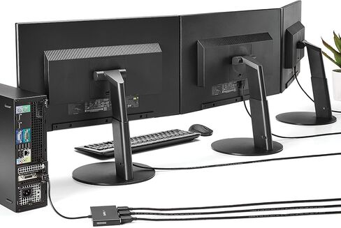 StarTech.com محول شاشات متعددة 3 منافذ، Mini DisplayPort إلى HDMI MST Hub، 3X 1080p، مقسم فيديو لوضع سطح المكتب الممتد، Windows - 3 منافذ Mini DisplayPort إلى HDMI متعدد الشاشات in Kuwait