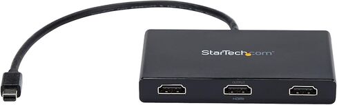 StarTech.com محول شاشات متعددة 3 منافذ، Mini DisplayPort إلى HDMI MST Hub، 3X 1080p، مقسم فيديو لوضع سطح المكتب الممتد، Windows - 3 منافذ Mini DisplayPort إلى HDMI متعدد الشاشات in Kuwait