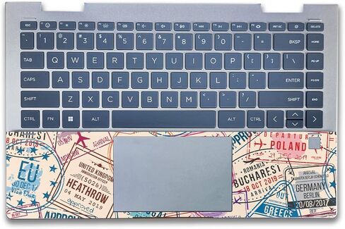 غلاف كمبيوتر محمول متوافق مع HP Envy x360 14 بوصة (2023) - Ive Been Everywhere - غطاء لاصق واقٍ من الفينيل الفاخر 3M - سهل الاستخدام | صُنع في الولايات المتحدة الأمريكية بواسطة MightySkins in Kuwait