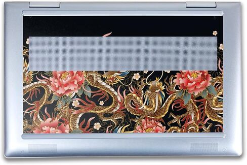 Laptop Skin Compatible with HP Envy x360 14" (2023) - Stitch Dragons - Premium 3M Vinyl Protective Wrap Decal Cover - Easy to Apply | Crafted in The USA by MightySkins in Kuwait