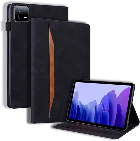 حافظة متوافقة مع Xiaomi Pad 8/Pad 8 Pro 11.2 بوصة 2025/Pad 7/Pad 7 Pro 11.2 بوصة 2024، حافظة فوليو من جلد البولي يوريثان متعددة الزوايا مع فتحة للبطاقة وشريط تثبيت (أخضر) in Kuwait