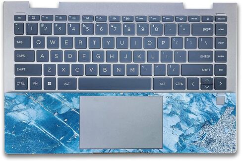 Laptop Skin Compatible with HP Envy x360 14" (2023) - Winter Rock - Premium 3M Vinyl Protective Wrap Decal Cover - Easy to Apply | Crafted in The USA by MightySkins in Kuwait