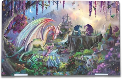 Laptop Skin Compatible with HP Envy x360 15.6" (2023) - Dragon Paradise - Premium 3M Vinyl Protective Wrap Decal Cover - Easy to Apply | Crafted in The USA by MightySkins in Kuwait