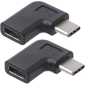 2X 90 Degree Right Angle USB 3.1 Type C Male to Female USB-C Converter Adapter in Saudi Arabia
