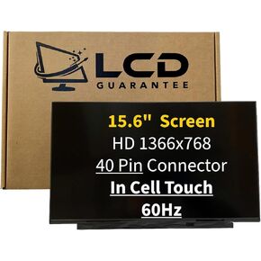 شاشة بديلة للكمبيوتر المحمول LCD تعمل باللمس مقاس 15.6 بوصة عالية الدقة 60 هرتز تعمل باللمس - متوافقة مع أرقام أجزاء HP OEM (M11368-LD1) in Kuwait