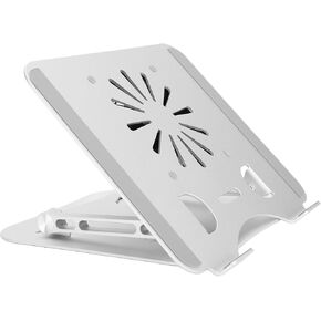 SUNGOOYUE Laptop Cooler Stand, Aluminum Alloy Portable Foldable with USB Fan, for Laptops and Tablets Up to 17in in Kuwait