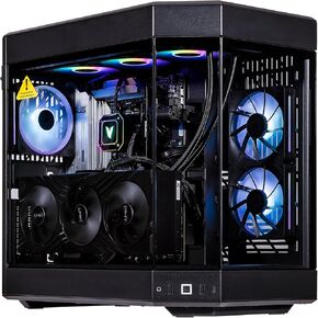 Velztorm Black Praetix 3D Custom Built Y60 Gaming Desktop PC (Radeon RX 7900 XT 20GB (Beats 4080) Liquid Cooled AMD Ryzen 7 9800X3D, 32GB DDR5, 2TB PCIe SSD, 1000W PSU, WiFi 7, Win 11 Pro) in Saudi Arabia