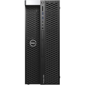 سطح المكتب طراز Precision 5820 من Dell | محرك الأقراص الصلبة Xeon W - 2225-2 تيرابايت SSD - ذاكرة الوصول العشوائي 128 جيجابايت | 4 نوى بسرعة 4.6 جيجا هرتز، Win 11 Home Black (متجدد) in Kuwait