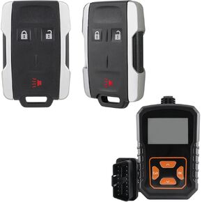 DIY مفتاح التحكم عن بعد Fob لـ 2019 Chevy Silverado Key Fob Cover - حامي السيليكون لـ 2015-2020 Chevy Silverado 1500 Remote Key 2014-2020 Chevy Silverado Colorado 2014-2018 GMC Sierra Canyon، in Kuwait