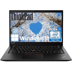 كمبيوتر محمول Lenovo Thinkpad T14s، شاشة 14 بوصة FHD 1080p Windows 11 PC، Intel Core i5-10210U حتى 4.2 جيجا هرتز، 256 جيجا SSD، 8 جيجا رام، Type-C، i5 كمبيوتر محمول (متجدد) in Kuwait