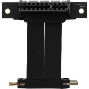 كابل EBTOOLS PCIE 4.0 Riser، كابل تمديد بطاقة رسومات GPU 64 Pin، نقل بيانات 8 جيجابايت، موصل 4X 90، متوافق مع PCIE 3.0 2.0 1.0، لصوت M.2 WiFi USB (5 سم) in Kuwait