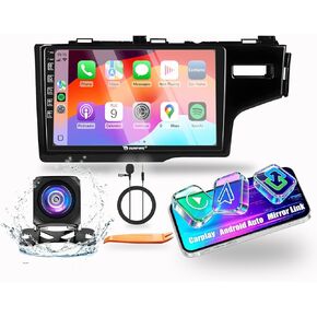 for Honda Fit Jazz 2015-2020 RHD CarPlay Android Auto Navigation Stereo GPS Radio Reverse Camera Display 10" IPS Touchscreen Headunit Tablet Pad Media Player, if Applicable Quad Core 4G+64G in Kuwait