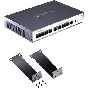محول مُدار 8 منافذ SFP+ L3 بسرعة 10 جيجابت في الثانية، يدعم وحدات 1/2.5/10 جيجا، عرض النطاق الترددي 160 جيجابت في الثانية، يدعم DHCP/OSPF/BGP/RIP/VLAN/ACL/LACP/ARP/IGMP، تبريد ذكي للمروحة، سطح المكتب/مثبت على الحائط in Kuwait
