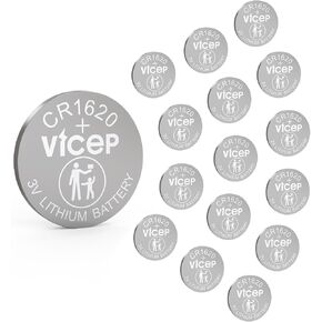 5 عبوات CR1620 البطارية CR 1620 3V بطاريات الليثيوم لمفتاح السيارة FOB ، الساعات ، التحكم عن بُعد ، الآلة الحاسبة والمزيد ، ملفوفة فردية in Kuwait