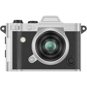 Yunseity Retro Small Camera, 20MP 2K Video Pendant Camera with 1.47 Inch Screen and Alloy Body for Streetwear Fashion and Travel Photography in Kuwait