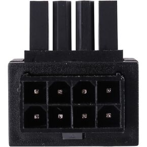 ATX8Pin Female 90 Degree Angled to 8Pin Male Power Adapter GPU Steering Connector for Desktops Graphics Card Adapter for Desktops Graphics Card in Saudi Arabia