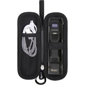 Case for Nitecore EDC29/ EDC23 EDC Tactical Flashlight - Hard Travel Carrying Storage Box (Black) in Saudi Arabia