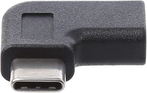 2X 90 درجة الزاوية اليمنى USB 3.1 نوع C ذكر إلى أنثى USB-C محول محول in Kuwait