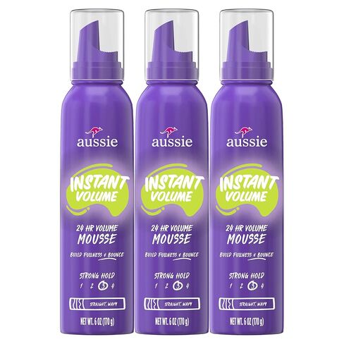 Aussie Mousse, with Bamboo & Kakadu Plum, Headstrong Volume, For Fine Hair, 6 fl oz, Triple Pack in Saudi Arabia