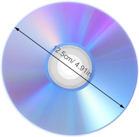 STOBOK DIY Blank DVD/cd Disc with Data Storage Box Empty Writable Video Recording Media for Burning Music and Phone Home Accessories in Kuwait