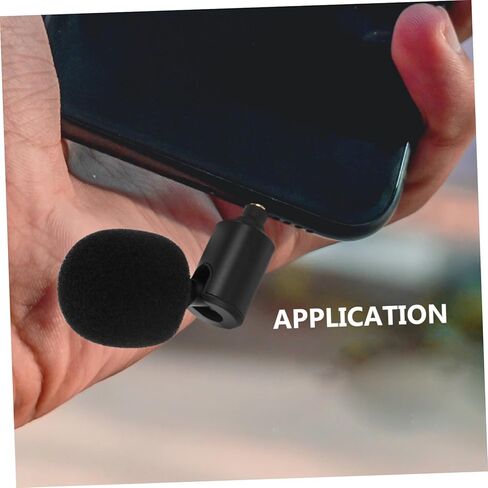 Bendable Stereo Recording Microphone for Laptop and Mobile Phone, 3.5Mm Plug Home Mic for Live Streaming, Singing, Podcasting, and Online Meetings in Kuwait