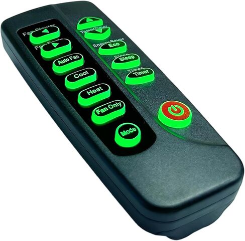 Replacement Remote Control for Frigidaire Air Conditioner FFRE1033Q1 FFRE1033Q10 FFRE1033Q11 FFRE1033Q14 FFRE1033Q15 FFRE0833Q1 FFRE0833Q10 FFRE0833Q11 FFRE0833Q12 5304476851, with Backlit Buttons in Kuwait