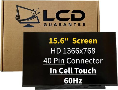 شاشة بديلة للكمبيوتر المحمول LCD تعمل باللمس مقاس 15.6 بوصة عالية الدقة 60 هرتز تعمل باللمس - متوافقة مع أرقام أجزاء HP OEM (M11368-LD1) in Kuwait