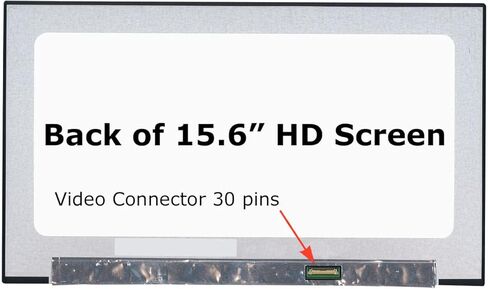 استبدال شاشة SCREENARAMA الجديدة لشاشة Dell P/N W93R4 DP/N 0W93R4، HD 1366x768، غير لامعة، شاشة LCD LED مع أدوات in Kuwait